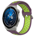 For Huawei Watch GT3 Pro 46mm / Purple+Lime