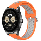 For Huawei Watch Buds / Orange+Grey