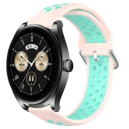 22mm Perforated Breathable Sports Silicone Watch Band, For Huawei Watch Buds