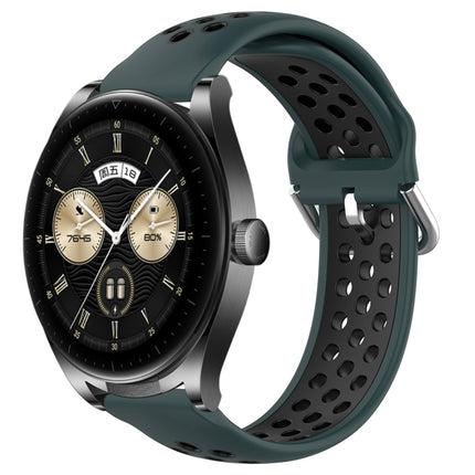 22mm Perforated Breathable Sports Silicone Watch Band, For Huawei Watch Buds