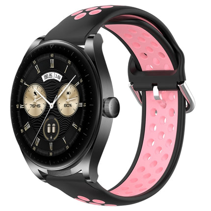 22mm Perforated Breathable Sports Silicone Watch Band, For Huawei Watch Buds