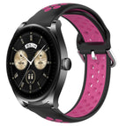 For Huawei Watch Buds / Black+Rose Red