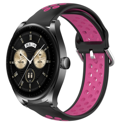 22mm Perforated Breathable Sports Silicone Watch Band, For Huawei Watch Buds