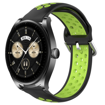 22mm Perforated Breathable Sports Silicone Watch Band, For Huawei Watch Buds