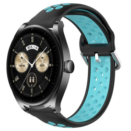 22mm Perforated Breathable Sports Silicone Watch Band, For Huawei Watch Buds