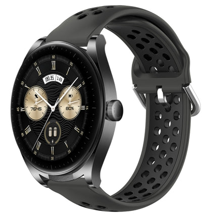 22mm Perforated Breathable Sports Silicone Watch Band, For Huawei Watch Buds