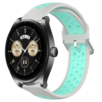 22mm Perforated Breathable Sports Silicone Watch Band, For Huawei Watch Buds