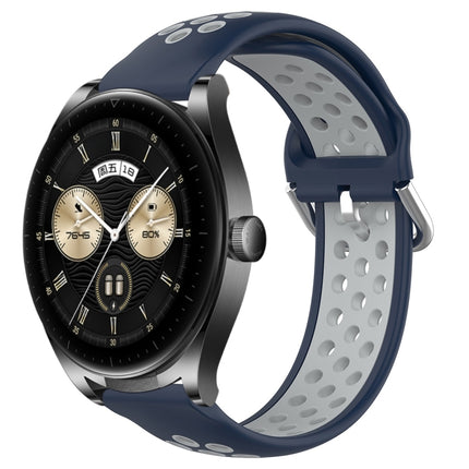 22mm Perforated Breathable Sports Silicone Watch Band, For Huawei Watch Buds