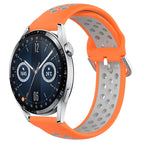 For Huawei Watch GT3 46mm / Orange+Grey