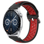 For Huawei Watch GT3 46mm / Black+ Red