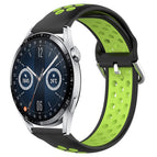 For Huawei Watch GT3 46mm / Black+ Lime