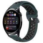For Huawei Watch 3 / Olive Green+Black