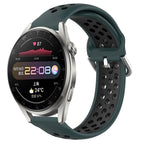 For Huawei Watch 3 Pro / Olive Green+Black