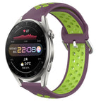 For Huawei Watch 3 Pro / Purple+Lime