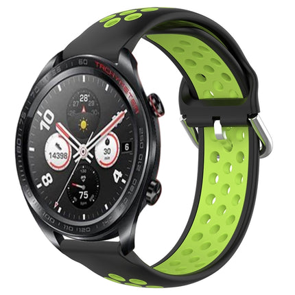 22mm Perforated Breathable Sports Silicone Watch Band, For Honor Watch Dream