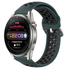 For Huawei Watch 3 Pro New / Olive Green+Black