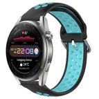 For Huawei Watch 3 Pro New / Black+Blue