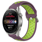 For Huawei Watch 3 Pro New / Purple+Lime