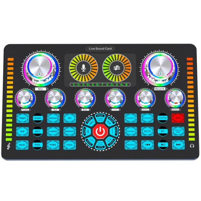 Q7 Live-Streaming-Soundkarte Audio-Mixer für Live-Aufnahmen, Q7