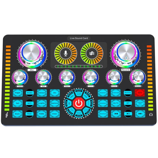 Q7 Live Streaming Sound Card Audio Mixer for Recording Live, Q7