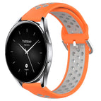 For Xiaomi Watch S2 46mm / Orange+Grey