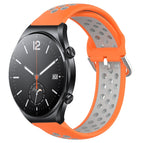 For Xiaomi MI Watch S1 / Orange+Grey