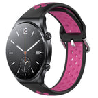 For Xiaomi MI Watch S1 / Black+Rose Red