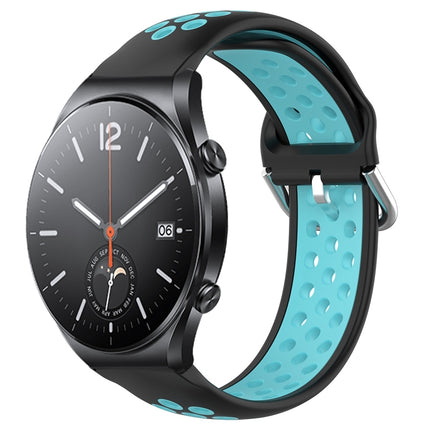 22mm Perforated Breathable Sports Silicone Watch Band, For Xiaomi MI Watch S1