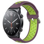For Xiaomi MI Watch S1 / Purple+Lime