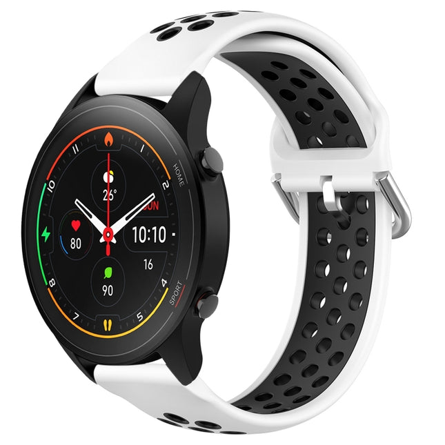 22mm Perforated Breathable Sports Silicone Watch Band, For Xiaomi MI Watch S1 Pro
