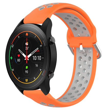 22mm Perforated Breathable Sports Silicone Watch Band, For Xiaomi MI Watch S1 Pro