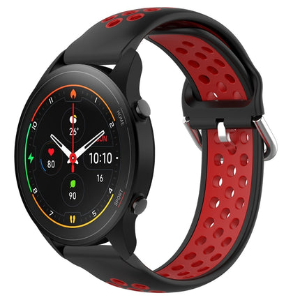22mm Perforated Breathable Sports Silicone Watch Band, For Xiaomi MI Watch S1 Pro