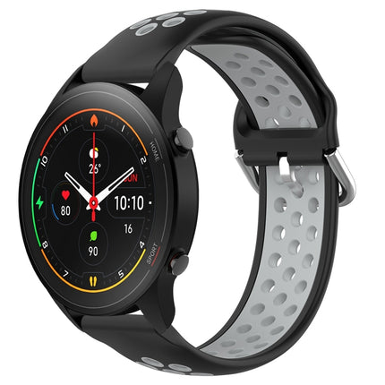 22mm Perforated Breathable Sports Silicone Watch Band, For Xiaomi MI Watch S1 Pro