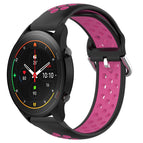 For Xiaomi MI Watch S1 Pro / Black+Rose Red