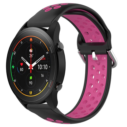 22mm Perforated Breathable Sports Silicone Watch Band, For Xiaomi MI Watch S1 Pro
