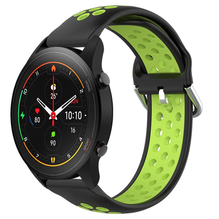 22mm Perforated Breathable Sports Silicone Watch Band, For Xiaomi MI Watch S1 Pro
