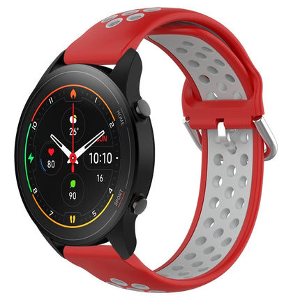 22mm Perforated Breathable Sports Silicone Watch Band, For Xiaomi MI Watch S1 Pro