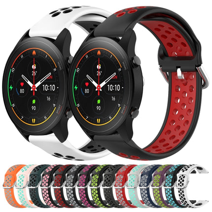 22mm Perforated Breathable Sports Silicone Watch Band, For Xiaomi MI Watch S1 Pro