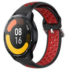 For Xiaomi Watch S1 Active / Black+Red