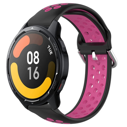 22mm Perforated Breathable Sports Silicone Watch Band, For Xiaomi Watch S1 Active