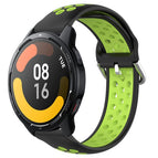 For Xiaomi Watch S1 Active / Black+Lime