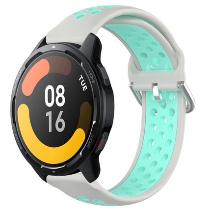 22mm Perforated Breathable Sports Silicone Watch Band, For Xiaomi Watch S1 Active