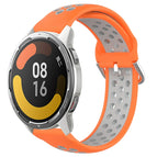 For Xiaomi MI Watch Color 2 / Orange+Grey