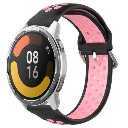 22mm Perforated Breathable Sports Silicone Watch Band, For Xiaomi MI Watch Color 2