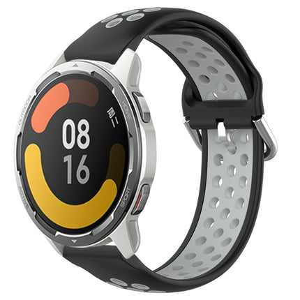 22mm Perforated Breathable Sports Silicone Watch Band, For Xiaomi MI Watch Color 2