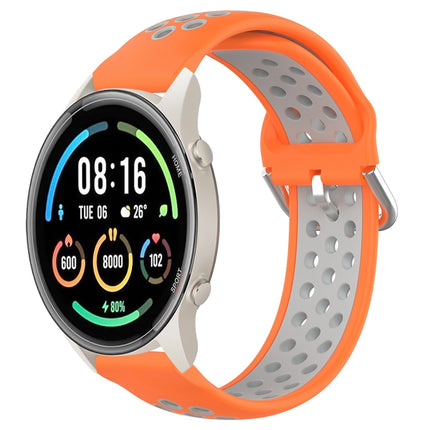 22mm Perforated Breathable Sports Silicone Watch Band, For Xiaomi MI Watch Sport