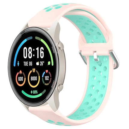 22mm Perforated Breathable Sports Silicone Watch Band, For Xiaomi MI Watch Sport