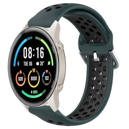 22mm Perforated Breathable Sports Silicone Watch Band, For Xiaomi MI Watch Sport