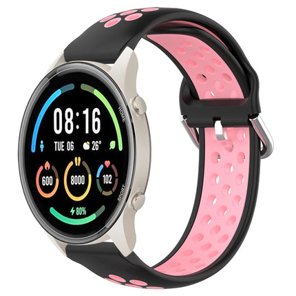 22mm Perforated Breathable Sports Silicone Watch Band, For Xiaomi MI Watch Sport
