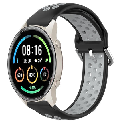 22mm Perforated Breathable Sports Silicone Watch Band, For Xiaomi MI Watch Sport